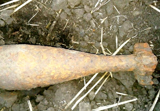 Боеприпас времен Великой Отечественной войны, найденный в Усть-Лабинском районе, уничтожили взрывотехники