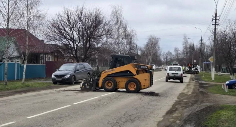 Ямочный ремонт дорог начали в Усть-Лабинске