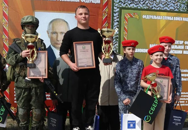 Команда городской школы № 6 заняла третье место на слете кадетских классов Росгвардии